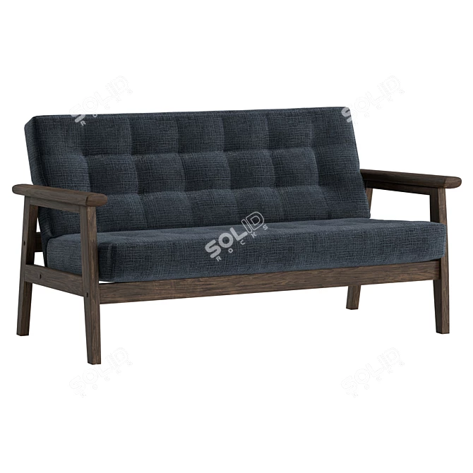 Karimoku K Chair Small Sofa 3D model image 1