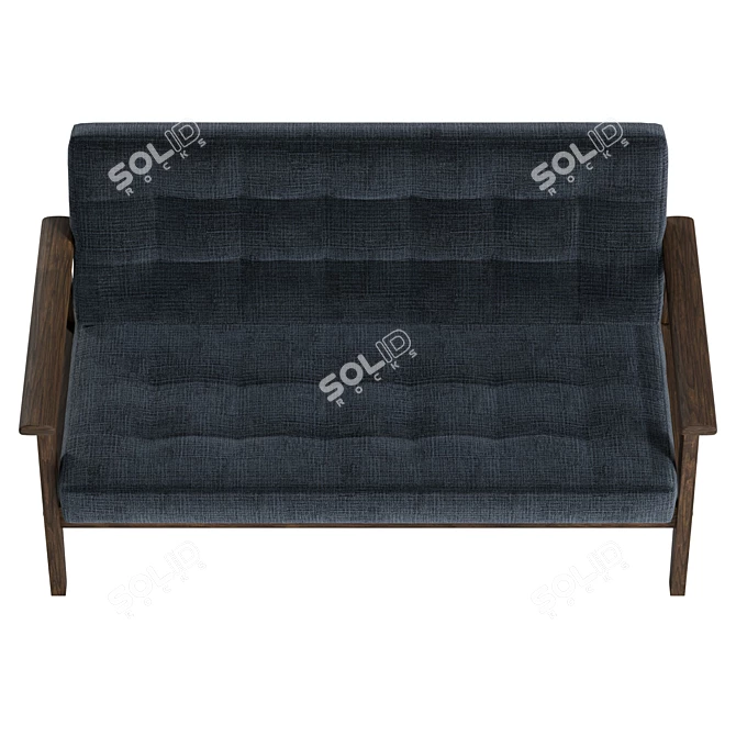 Karimoku K Chair Small Sofa 3D model image 3