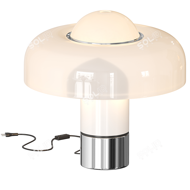 Title: Vintage Brumbury Table Lamp Icon 3D model image 3