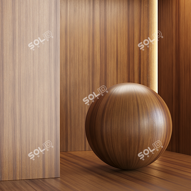 Oak Wood 6-Color Seamless Textures 3D model image 3