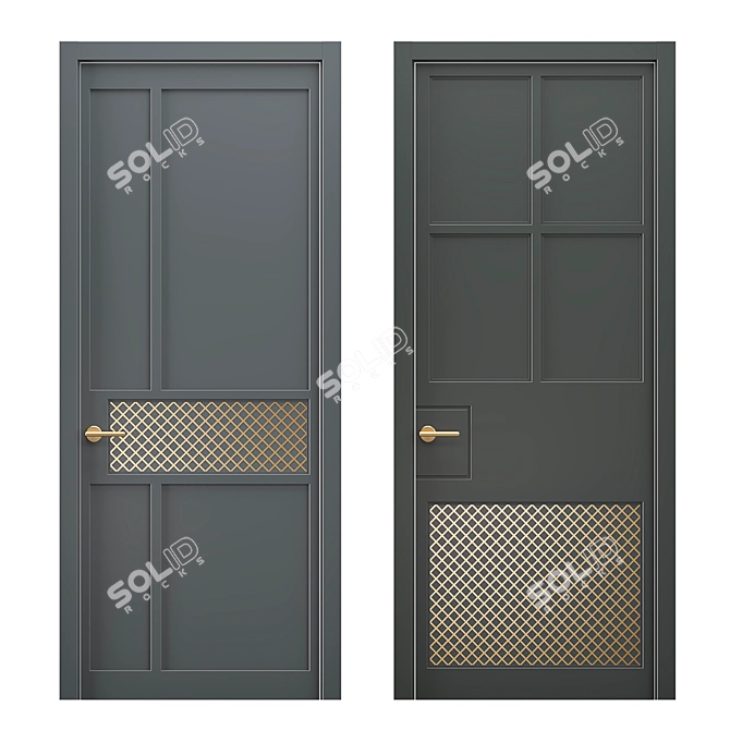 Title: Custom Art Doors "Svoe 3D model image 3