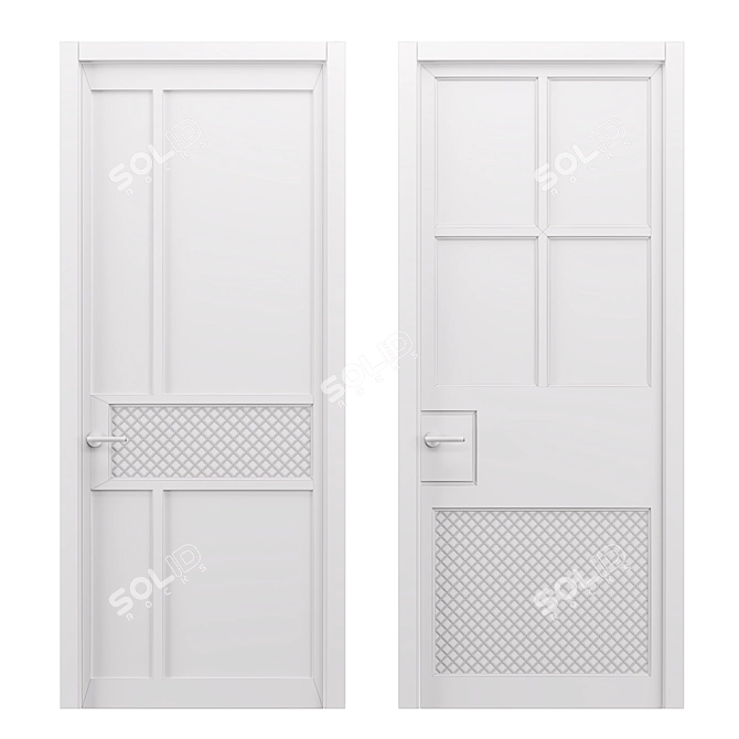 Title: Custom Art Doors "Svoe 3D model image 4