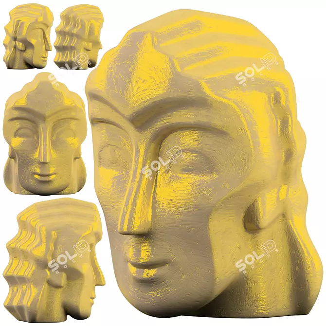 Sculpture 3D Model V-Ray Compatible 3D model image 1