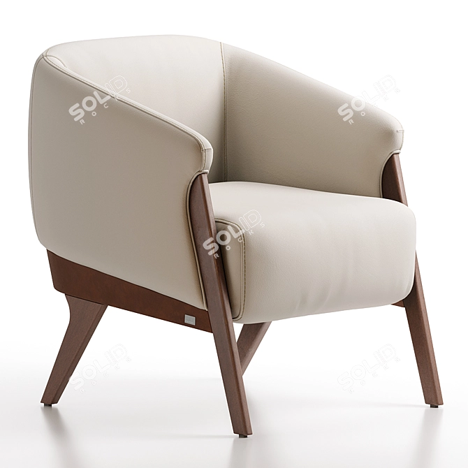 Modern Abra Armchair 2016 sleek 3D model image 1