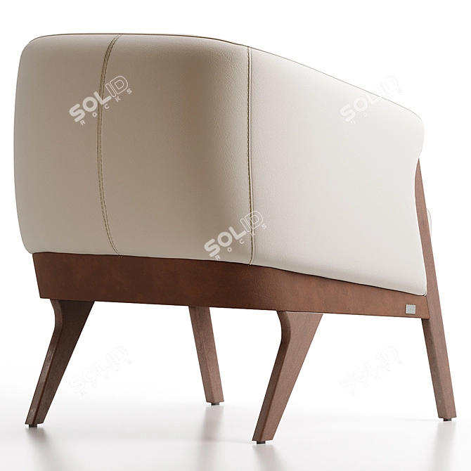 Modern Abra Armchair 2016 sleek 3D model image 5