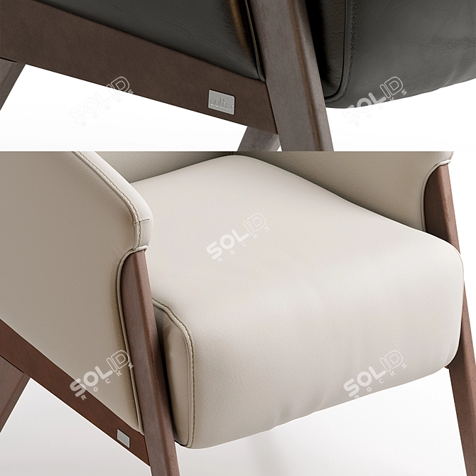 Modern Abra Armchair 2016 sleek 3D model image 6
