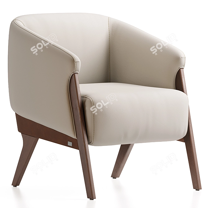 Modern Abra Armchair 2016 sleek 3D model image 8