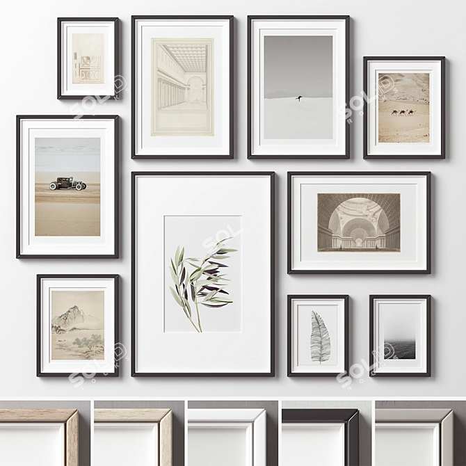 Multi Frame Collection - Variety Frames 3D model image 1