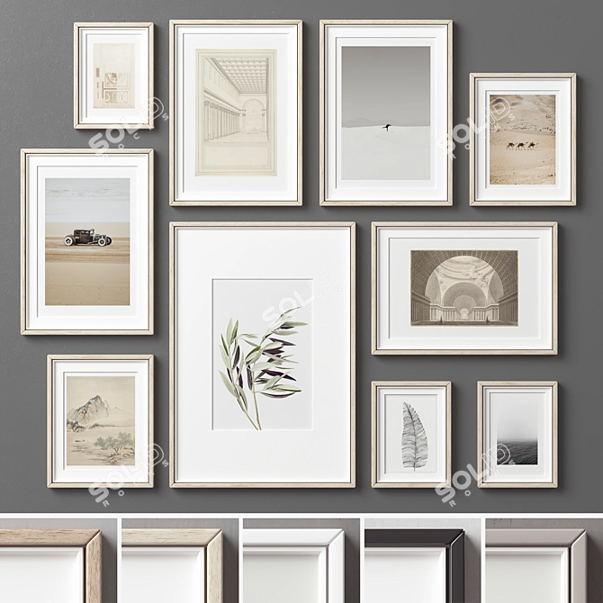 Multi Frame Collection - Variety Frames 3D model image 5