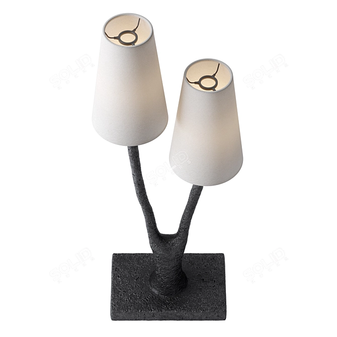 Sleek Lofers Table Lamp Design 3D model image 3