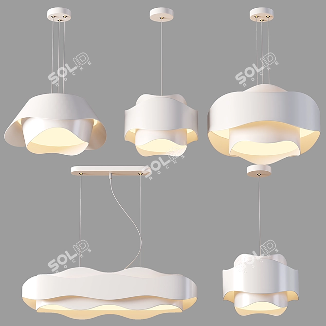 Bella Pendant Light 3Ds Max 3D model image 1