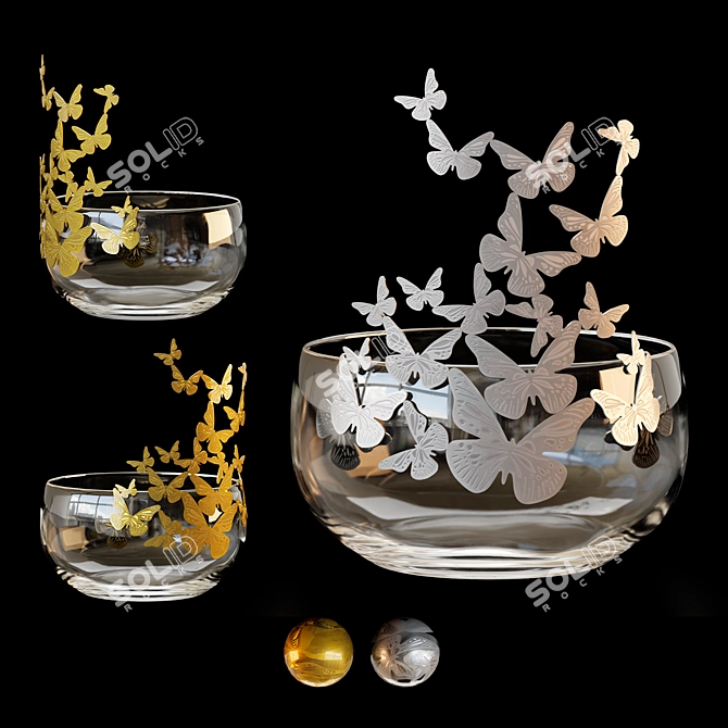 Elegant Designer Decorative Object 3D model image 1