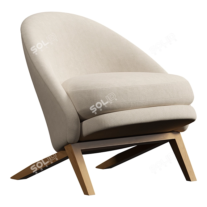 Tall Comfort T-Chair Furnishing 3D model image 1