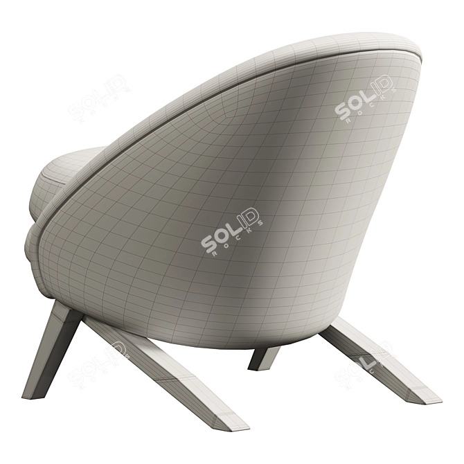 Tall Comfort T-Chair Furnishing 3D model image 4