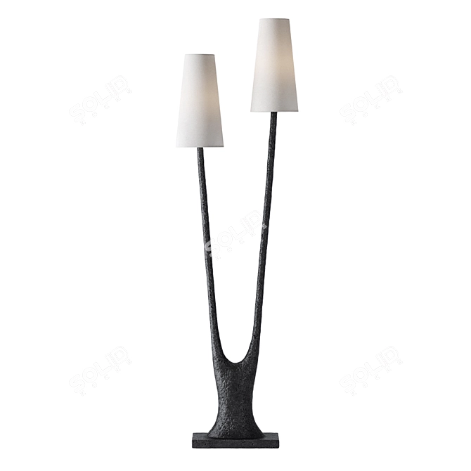 Sleek Lofers Floor Lamp Design 3D model image 1