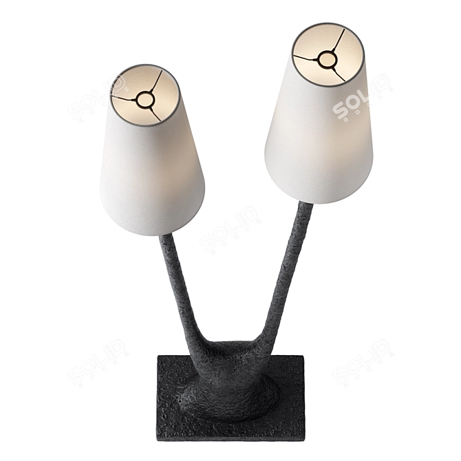 Sleek Lofers Floor Lamp Design 3D model image 3
