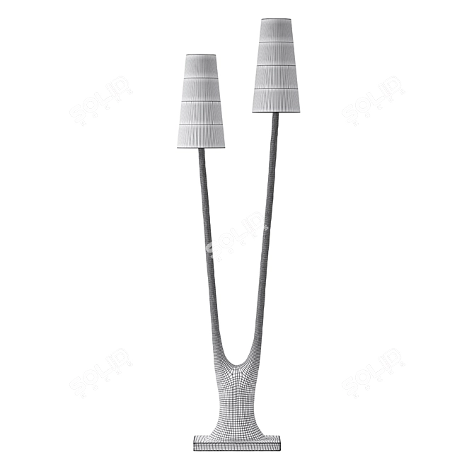 Sleek Lofers Floor Lamp Design 3D model image 4