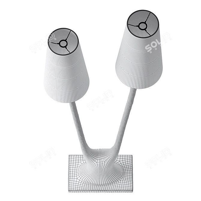 Sleek Lofers Floor Lamp Design 3D model image 5