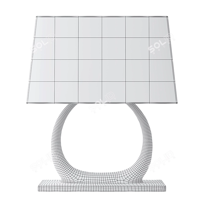 Modern Elegant Sofia Table Lamp 3D model image 3