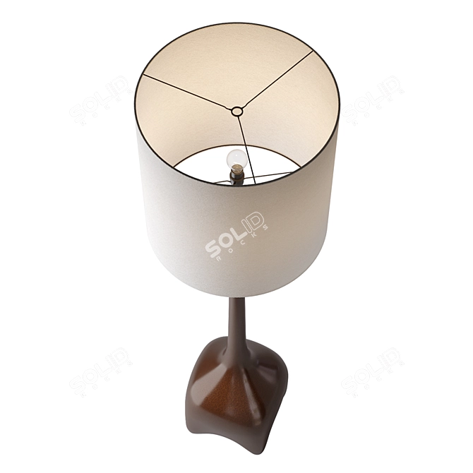 Sleek Modern Floor Lamp Design 3D model image 2