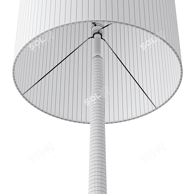 Sleek Modern Floor Lamp Design 3D model image 5