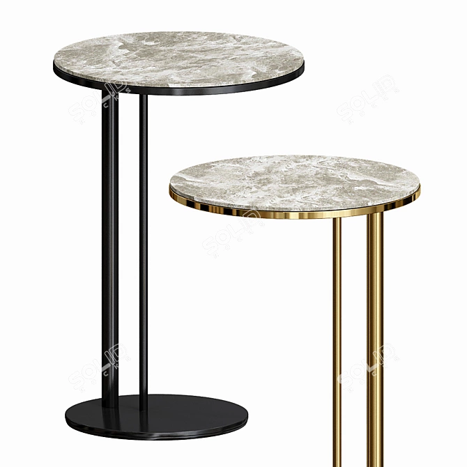 Modern Sting Side Table Italy 3D model image 1