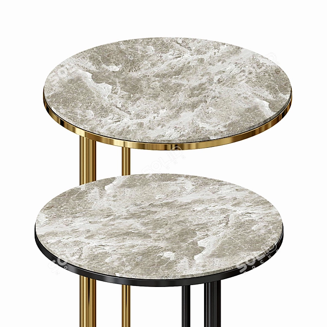 Modern Sting Side Table Italy 3D model image 2