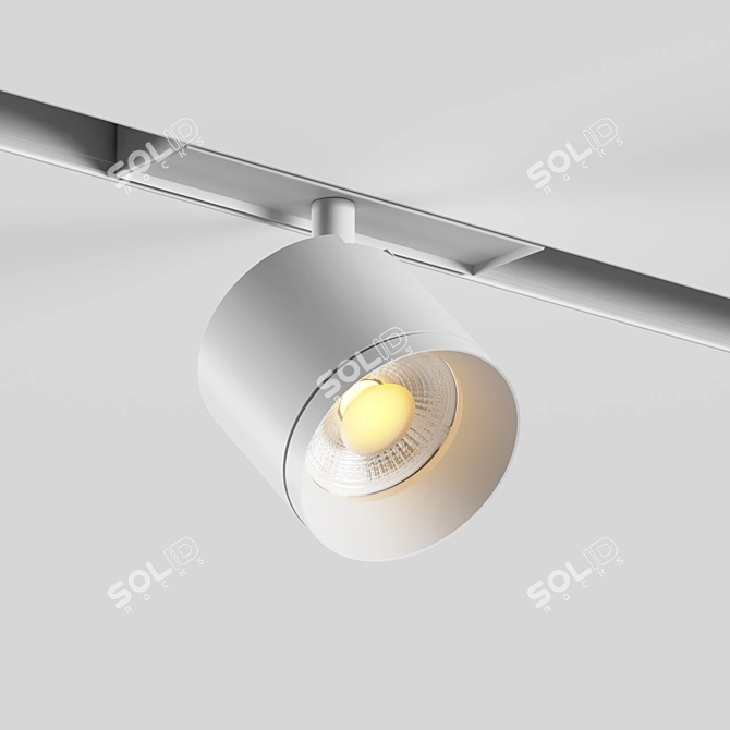 Modern Sleek LED Lighting Fixture 3D model image 4