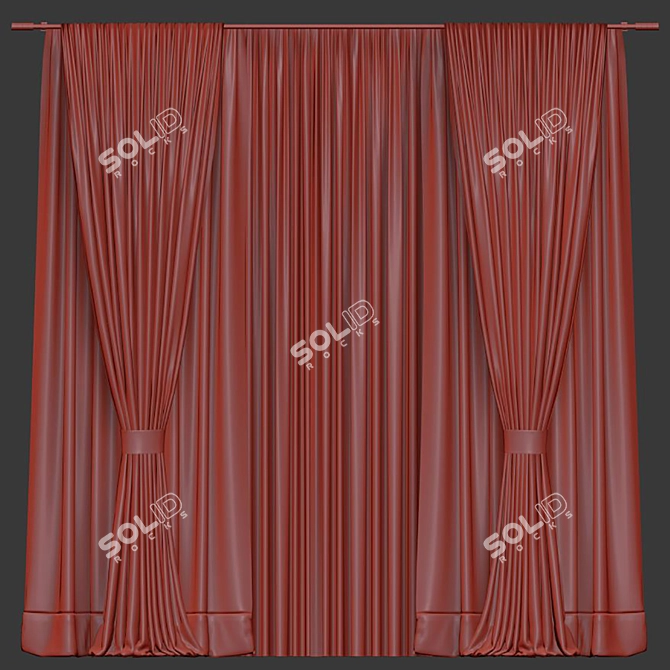 Source Unwrap Curtain Mesh 3D model image 4