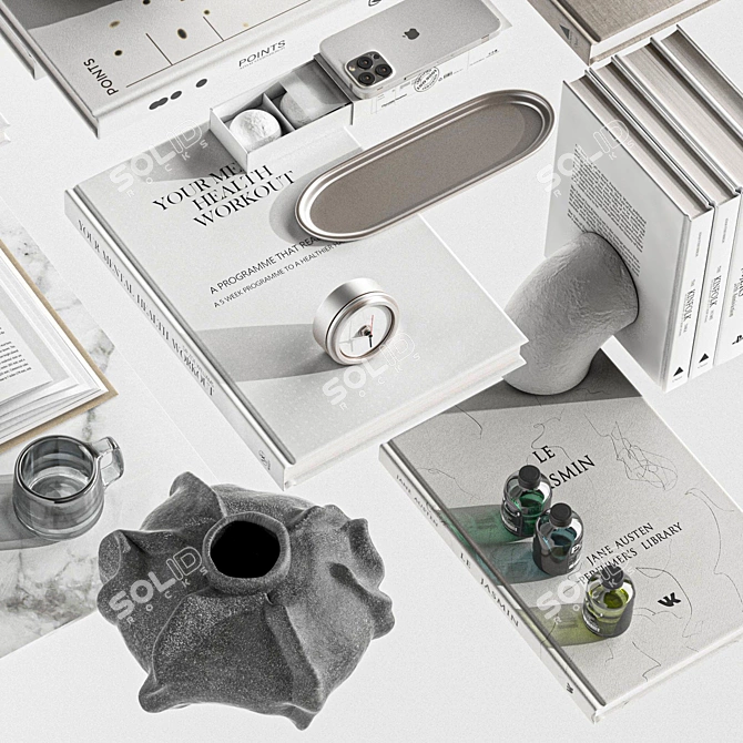 Decorative Mini Set Varieties 3D model image 5