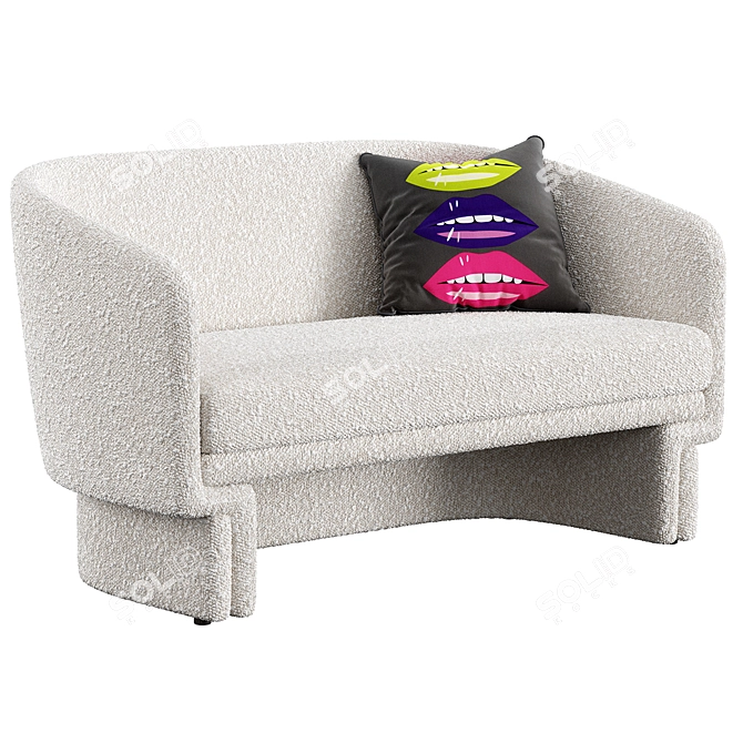 Oceanic Studio Sofa 1300x750x740H mm 3D model image 1