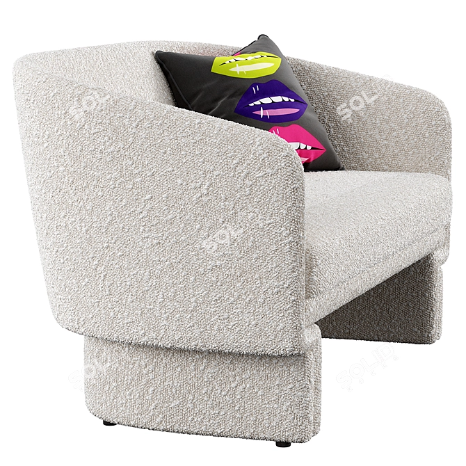 Oceanic Studio Sofa 1300x750x740H mm 3D model image 3