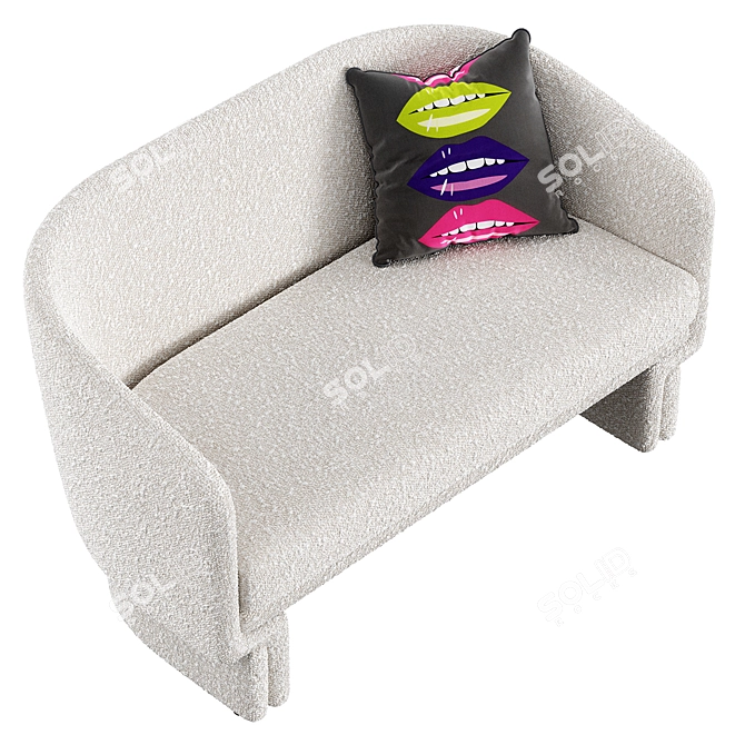 Oceanic Studio Sofa 1300x750x740H mm 3D model image 4