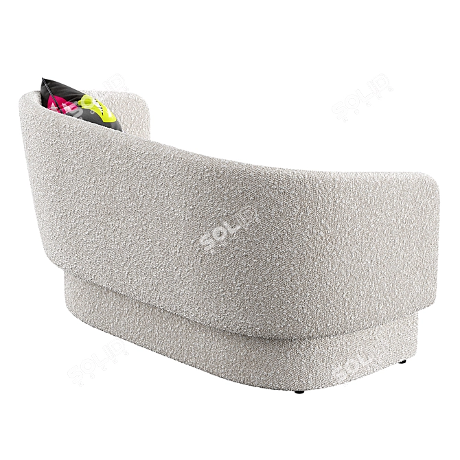 Oceanic Studio Sofa 1300x750x740H mm 3D model image 5