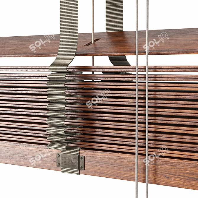 Wooden Blinds Set Bundle 3D model image 4