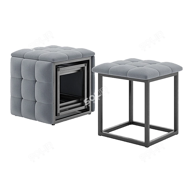 Multi Functional Transforming Ottoman 3D model image 8