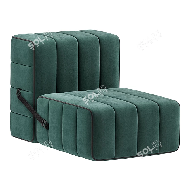 Contemporary Modular Armchair 2013 3D model image 1