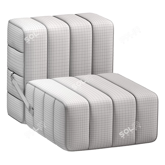 Contemporary Modular Armchair 2013 3D model image 6