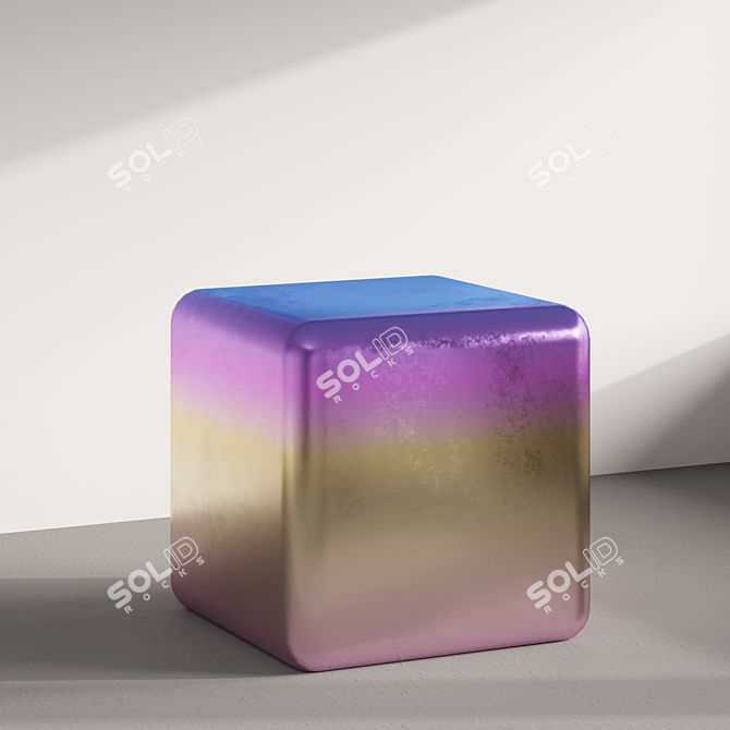 Rainbow Metal: Gradient Ramp Palette 3D model image 6