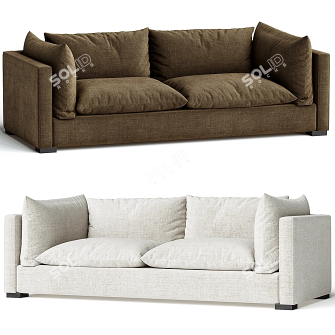 Westwood Charcoal Sofa 2014 3D model image 2