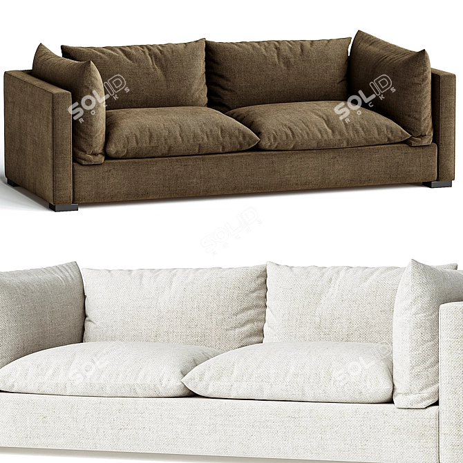 Westwood Charcoal Sofa 2014 3D model image 3