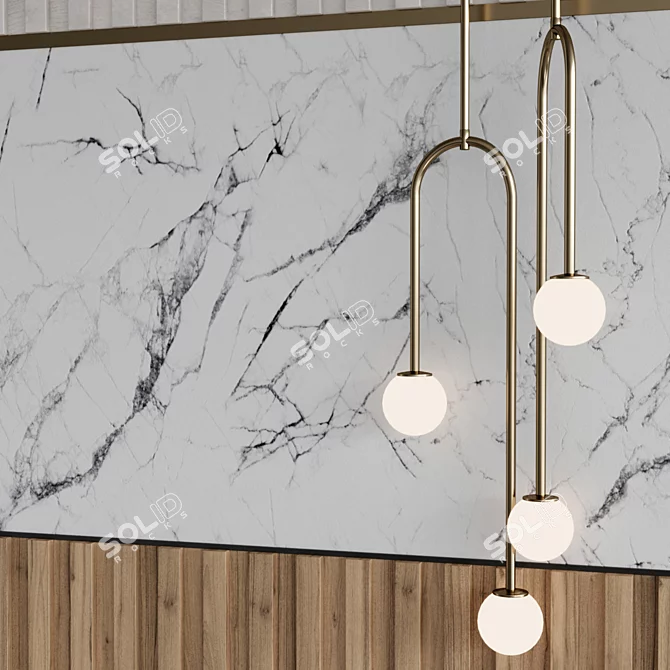 Customizable Decor Panels & Lighting 3D model image 4