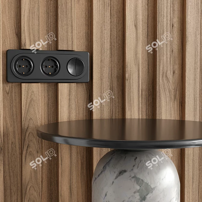 Customizable Decor Panels & Lighting 3D model image 5