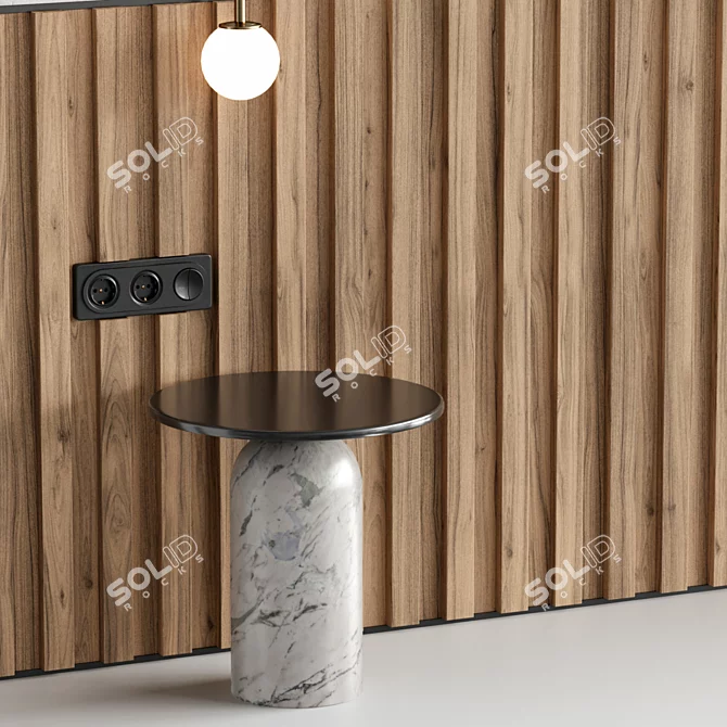 Customizable Decor Panels & Lighting 3D model image 6