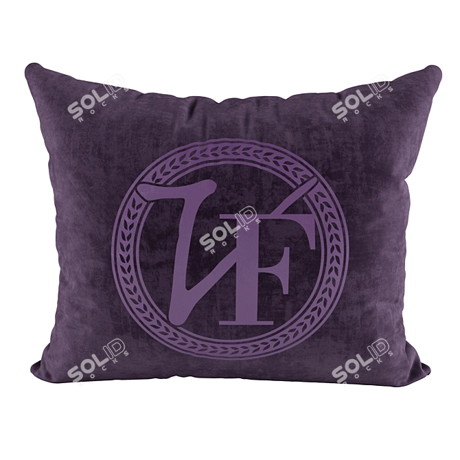 Luxury Decorative Cushions Pack 3D model image 4