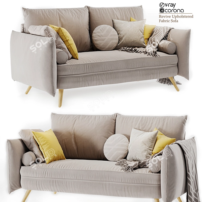 Revive Fabric Sofa 2015 Upgrade 3D model image 1