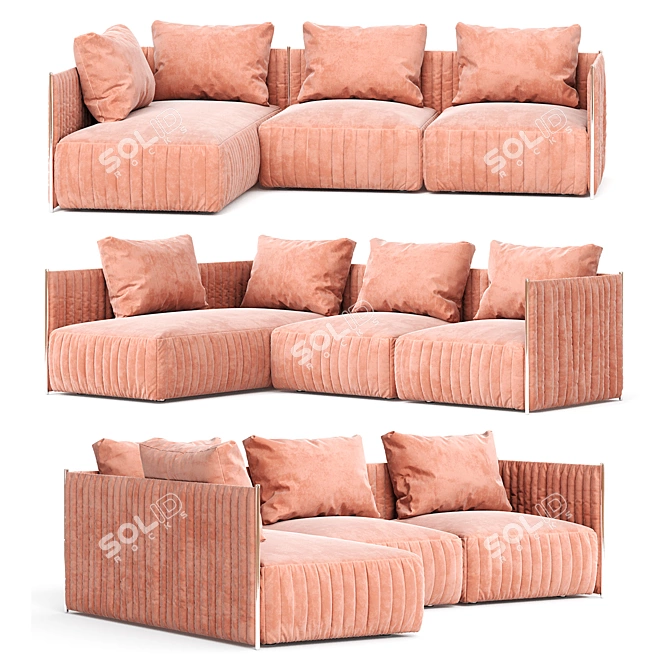 Sofa Metis 2015 Textured Render 3D model image 1