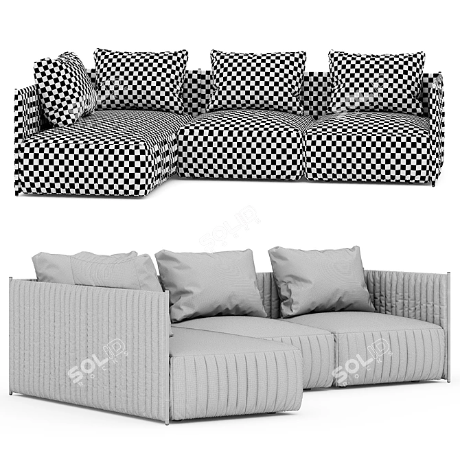 Sofa Metis 2015 Textured Render 3D model image 5