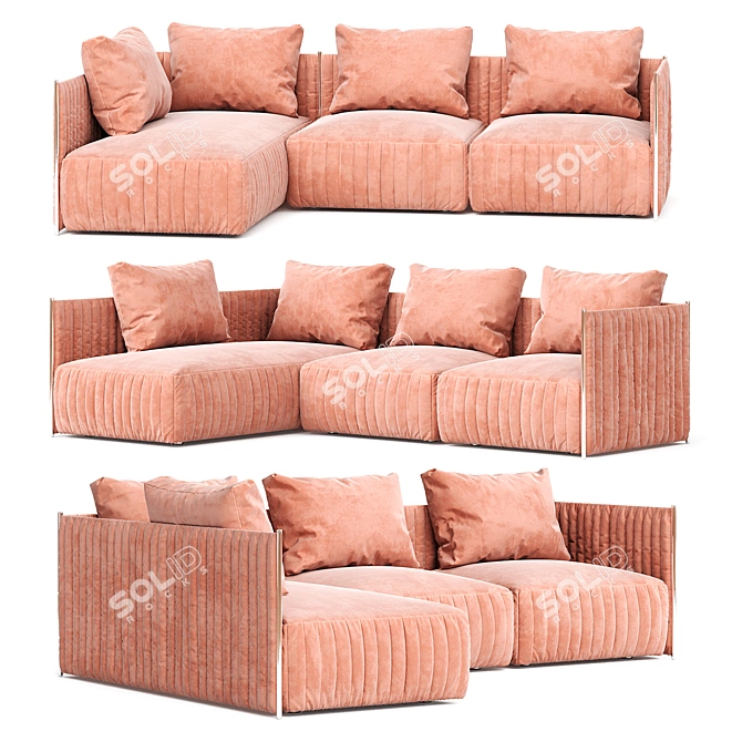 Sofa Metis 2015 Textured Render 3D model image 6