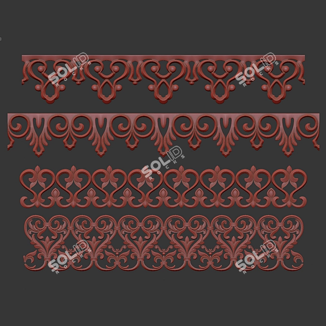 3D Ornament Pack 05, 2016 3D model image 7